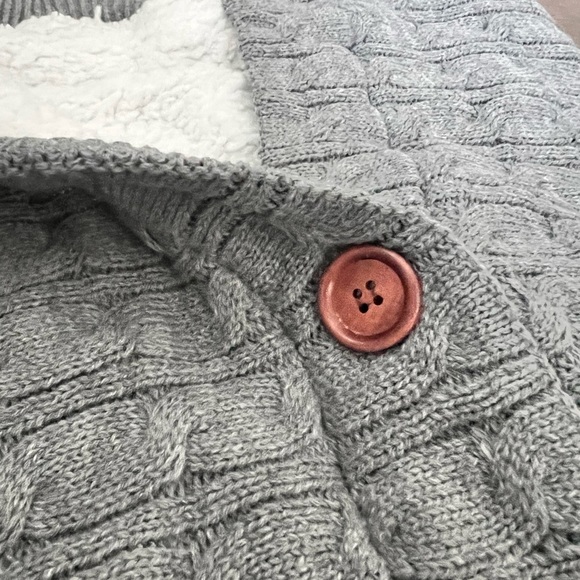 Newborn baby swaddle fleece stroller wrap blanket - Gray - Picture 5 of 5